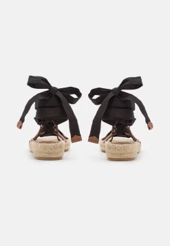 Pier One Leather - Sandalen Met Plateauzool - Black -Pier One 1b490056c90f46afbbd22bb39480b996