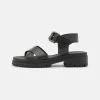 Pier One Leather - Sandalen - Black