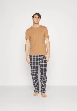 Pier One Unisex 5 Pack - T-Shirt Basic - Off-White/Tan/Orange