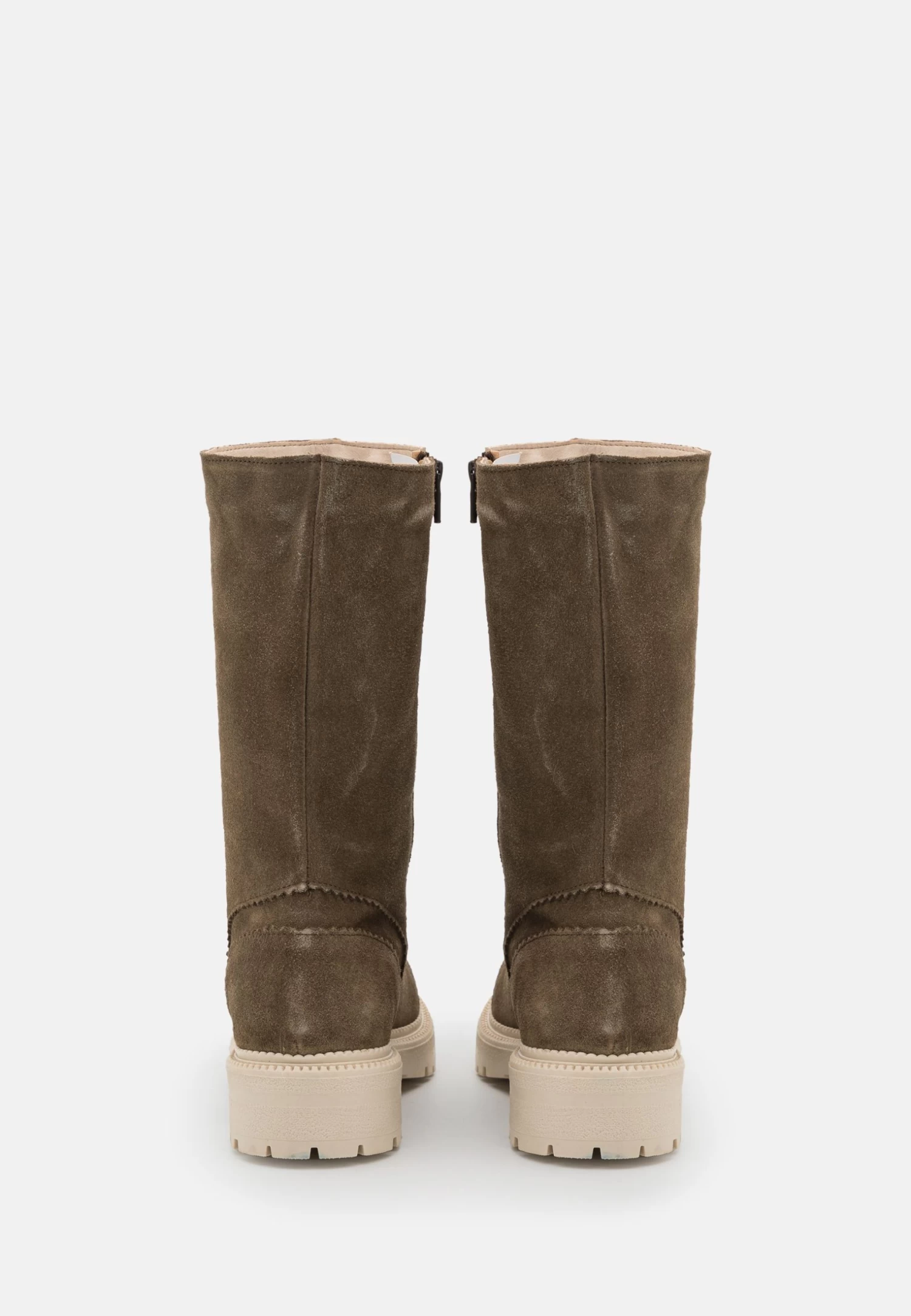 Pier One Leather Winter Boot - Laarzen - Khaki 6 Pier One Leather Winter Boot - Laarzen - Khaki - Afbeelding 4