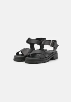 Pier One Leather - Sandalen - Black -Pier One 94b51520b839449e8da793eea8cd33ac