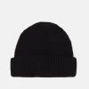 Pier One Short Micro Beanie Unisex - Muts - Black