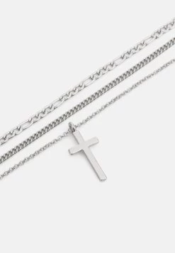 Pier One Unisex 3 Pack - Ketting - Silver-Coloured -Pier One b1843abc9ff74b508910d3d2e2c55725