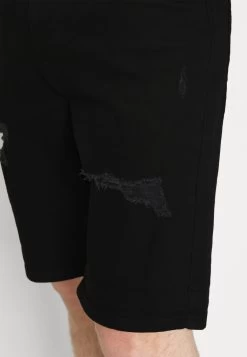 Pier One Unisex 2 Pack - Jeansshort - Blue/Black Denim -Pier One b45052168dc84bbe94a039bf85b784c6