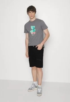 Pier One Unisex 2 Pack - Jeansshort - Blue/Black Denim -Pier One c0a1e1b030fa43118f482c2c587cc919