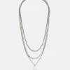 Pier One Unisex 3 Pack - Ketting - Silver-Coloured